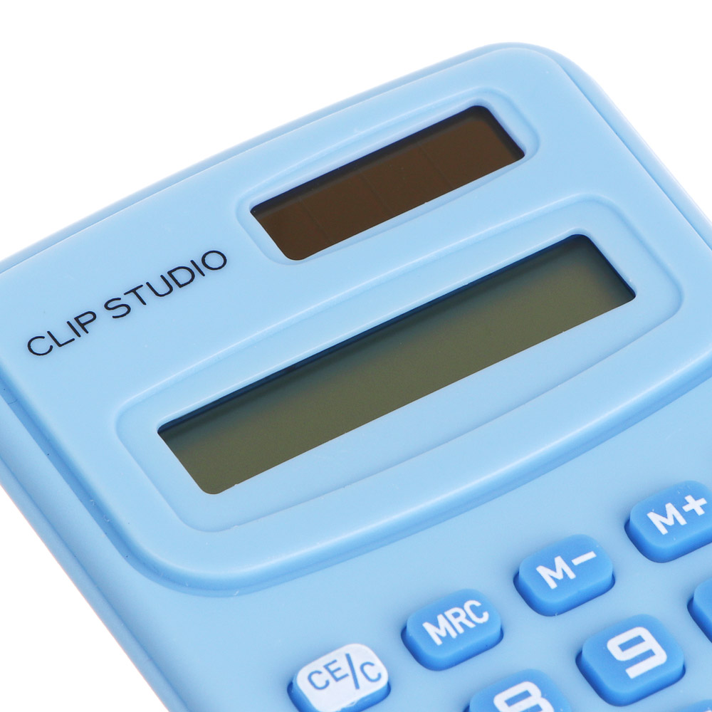 ClipStudio Калькулятор 8-разр. с карманный, 10х6,2х0,9см, пластик, ПВХ коробка, 4 цвета - #4