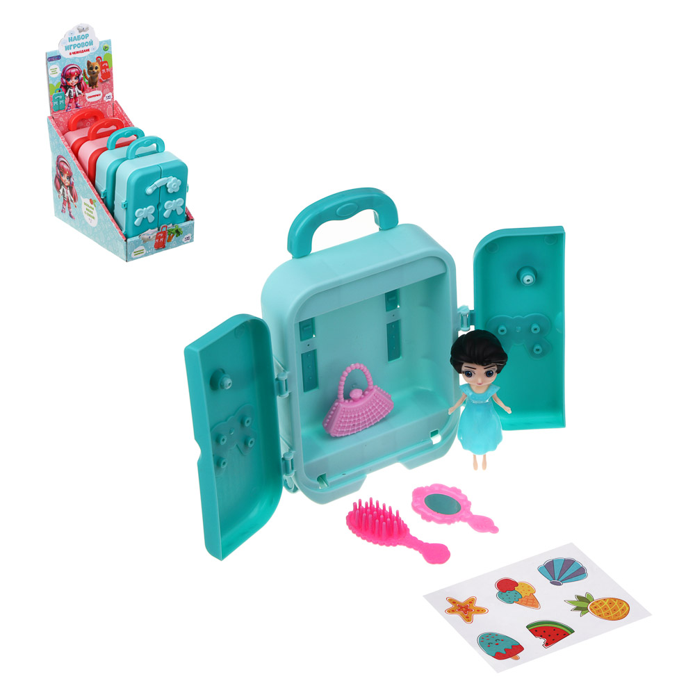 ИГРОЛЕНД Набор игровой в чемодане, сюрприз, ABS, PP, бумага, 10х4,3х14,3 см - #1