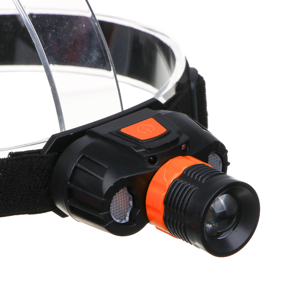 ЕРМАК Фонарь налобный, LED+COB, 6 режимов, 800мАч, Type-C, 73х70х36 мм, пластик, красный свет - #4