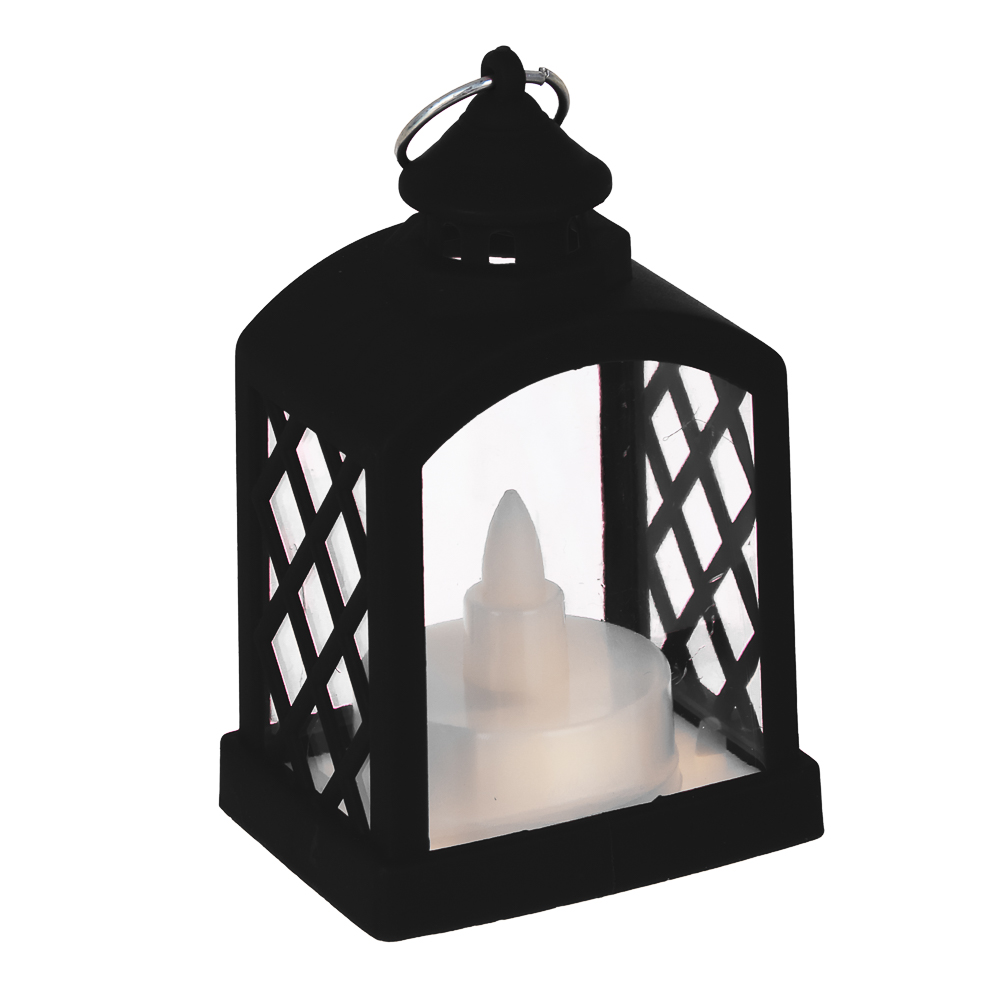 СНОУ БУМ Светильник декор. LED в виде фонаря, 5,5x4,5x9см, PP, 3хAG10, 1 режим, 2 дизайна - #2