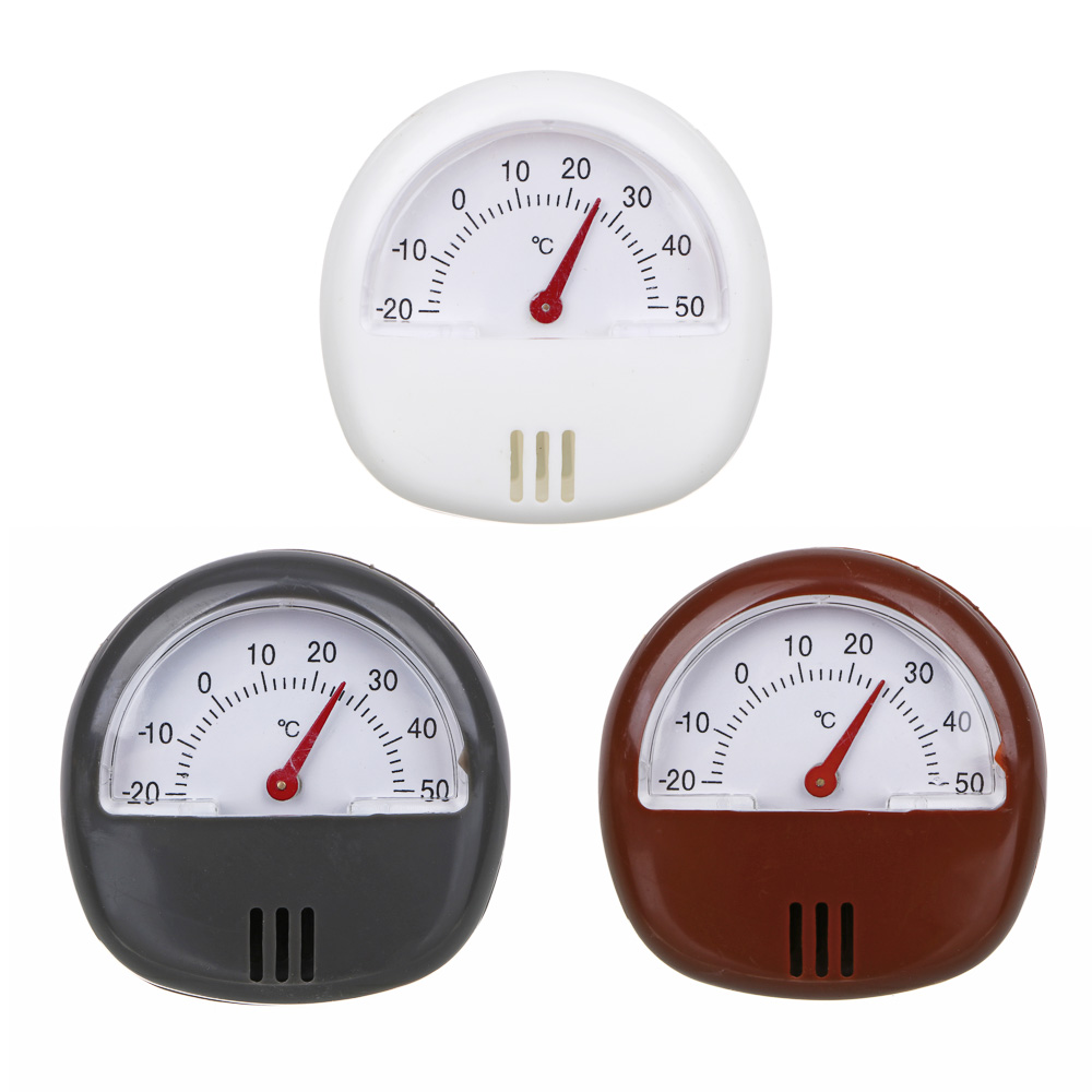 VETTA Термометр с магнитом, пластик, 5,7х5,7см, 3 цвета, на блистере - #1