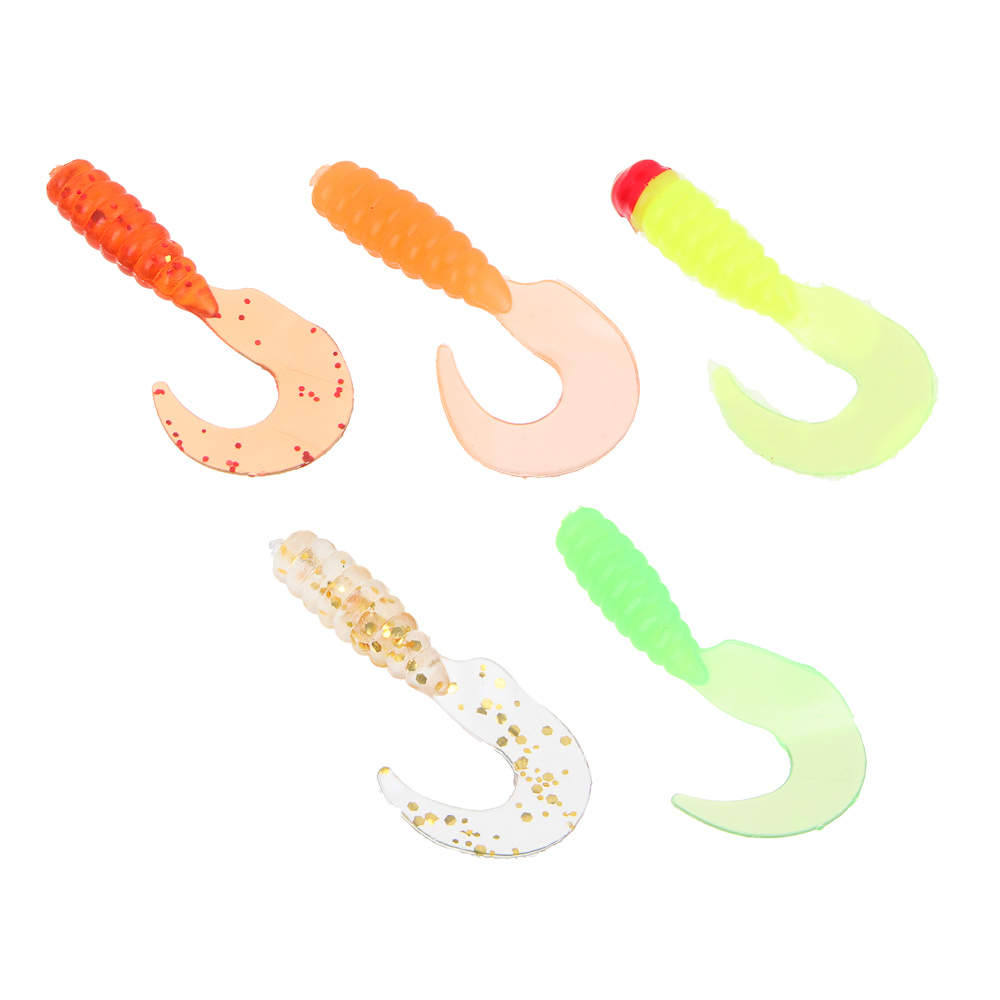 AZOR FISHING Приманка мягкая K.Good , силикон, 4см, 15шт. в уп, 5 цветов - #1