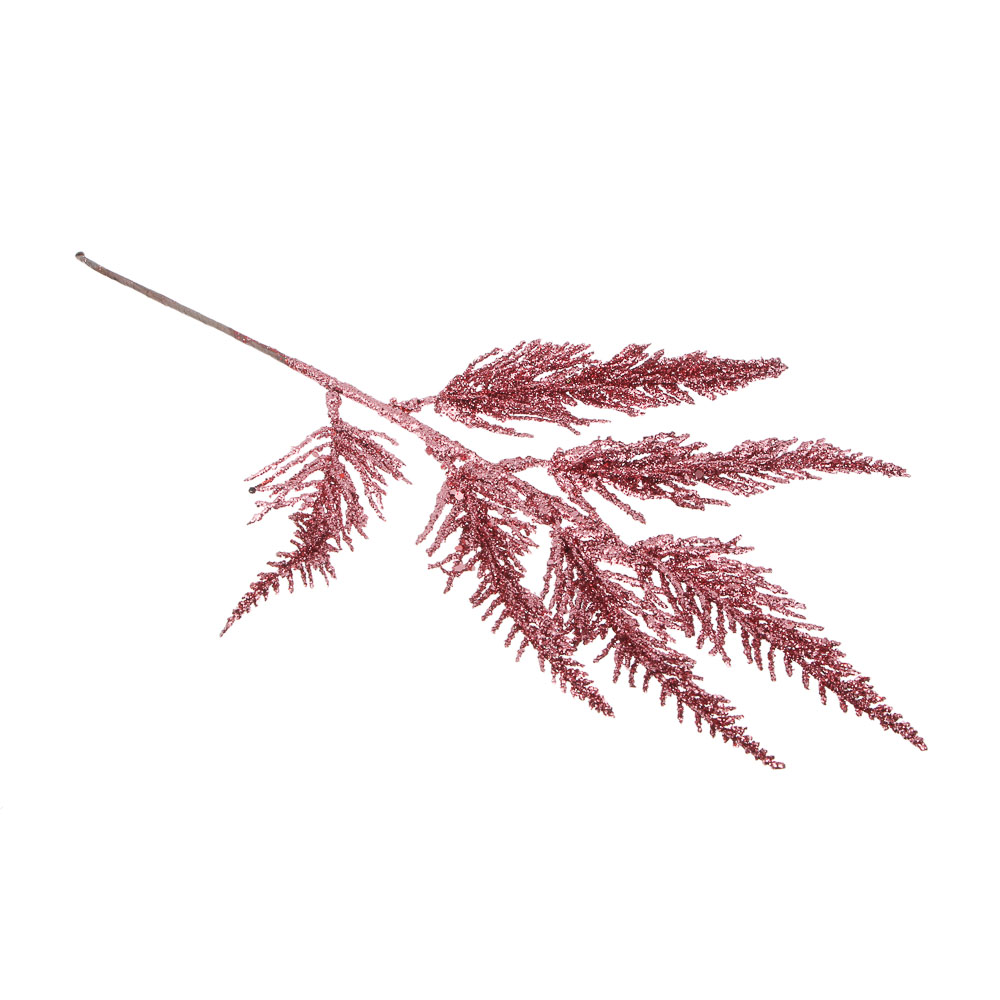 СНОУ БУМ Ветка 35 см, металл, пластик, глиттер, ассортимент цветов, 6 цветов - #2