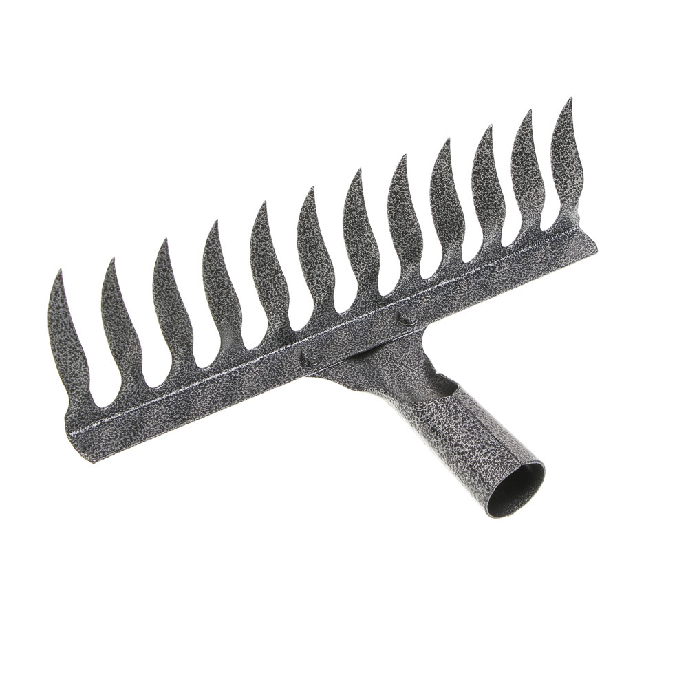 Грабли витые 12-зубьев б/ч, порошковый окрас,0.2 см, сталь - #2