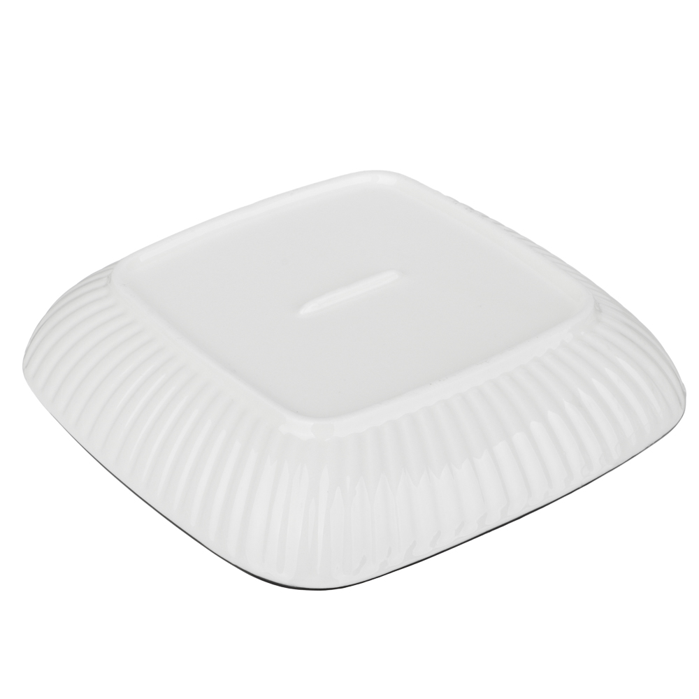 MILLIMI Соло Блюдо квадратное, 700мл, 19,5х4см, фарфор - #6