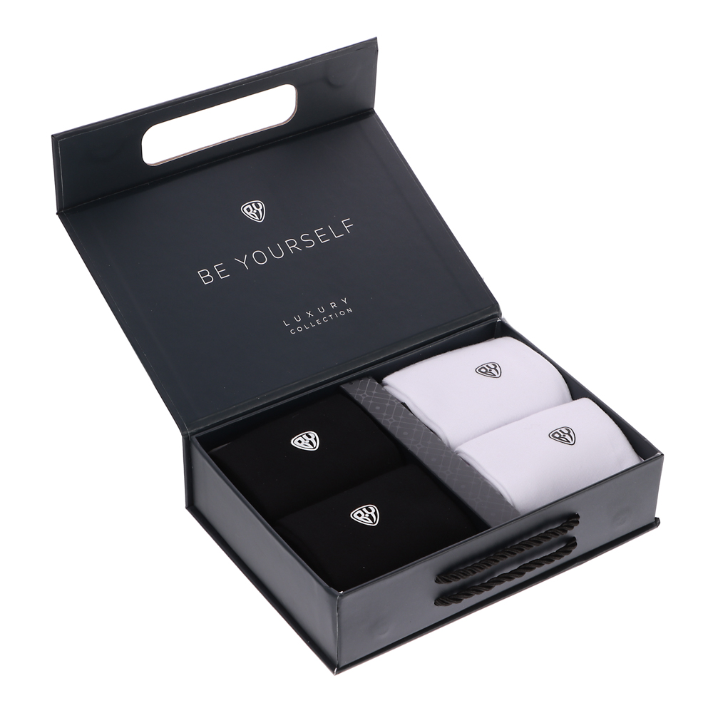 BY Набор носков 4 пары, р.27-29, 80% хлопок, 15% полиэстер, 5% спандекс, цвета в ас-те - #5