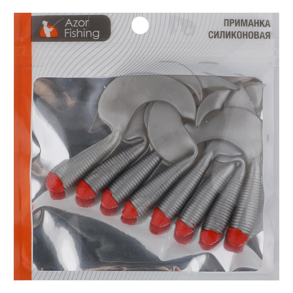 Приманка мягкая "Shad" тм AZOR FISHING, силикон, 9см, 8шт. в уп, 5 цветов - #17