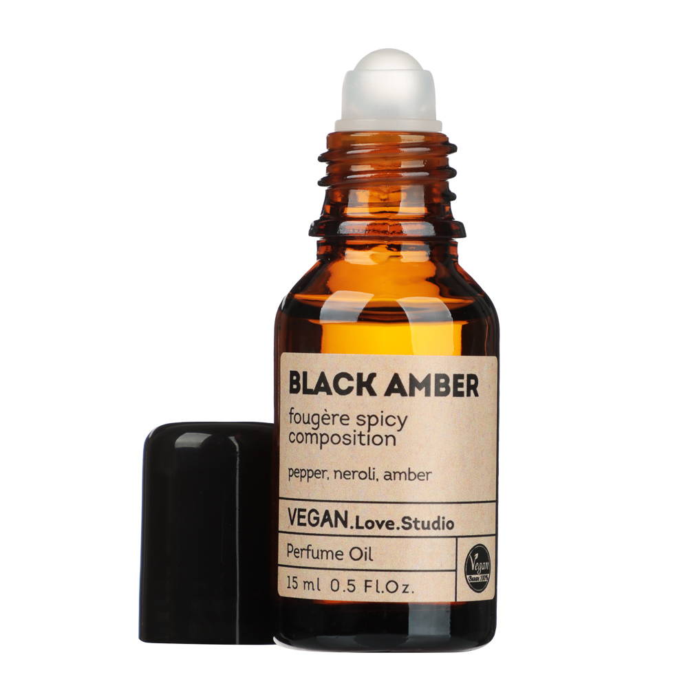 Парфюмерное масло Vegan.Love.Studio, Black Amber, 15 мл - #4