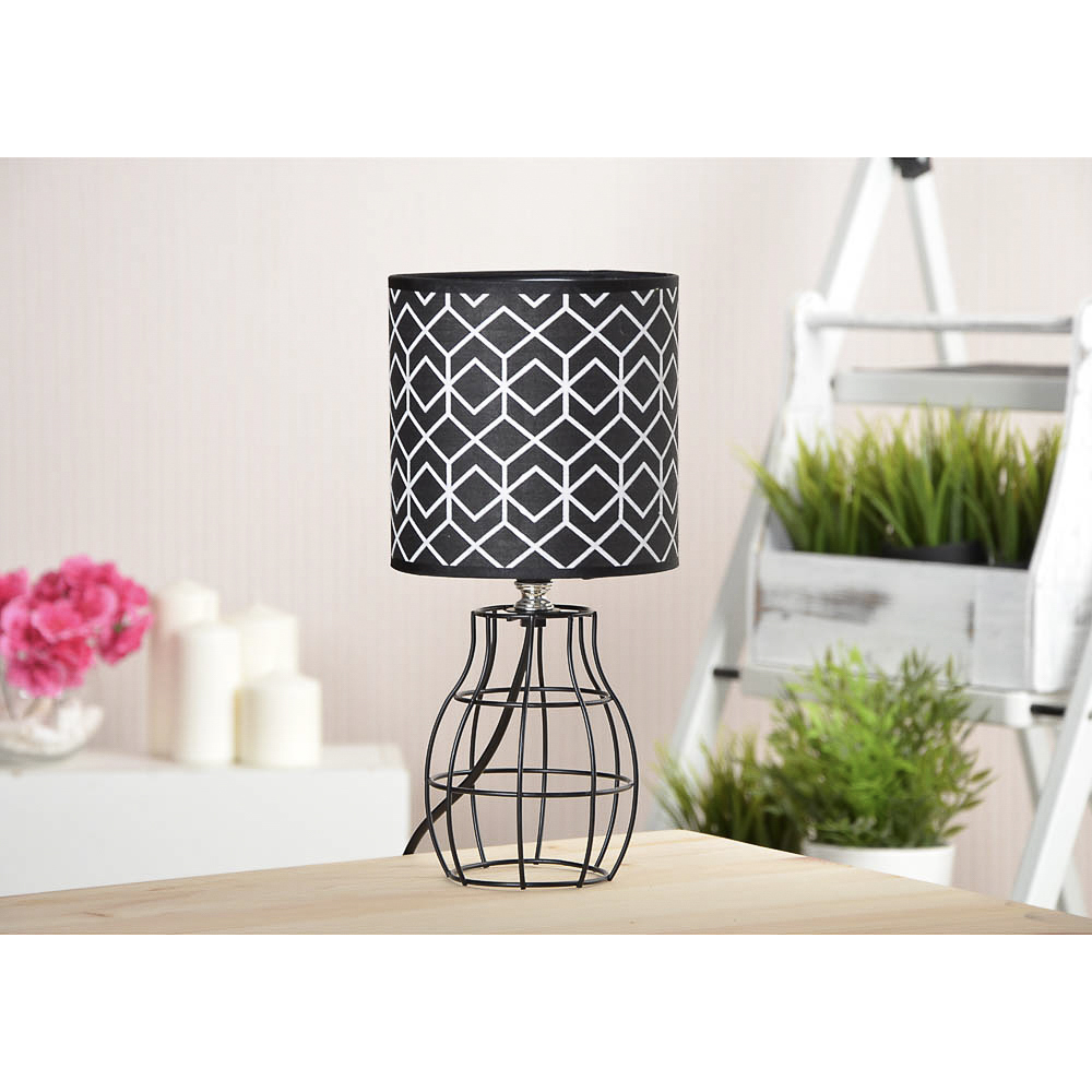 FORZA Лампа настольная, E14, 30см, 40Вт, металл, текстиль - #4