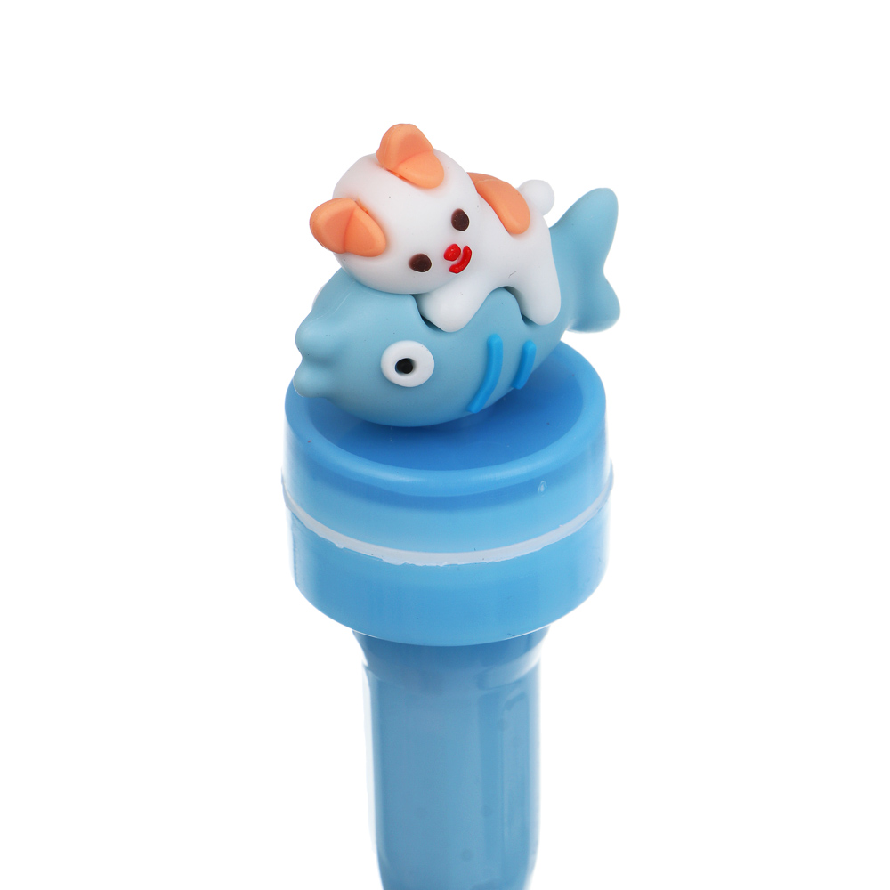 Ручка шариковая синяя с печатью "Пушистые гурманы", 3 вида - #10