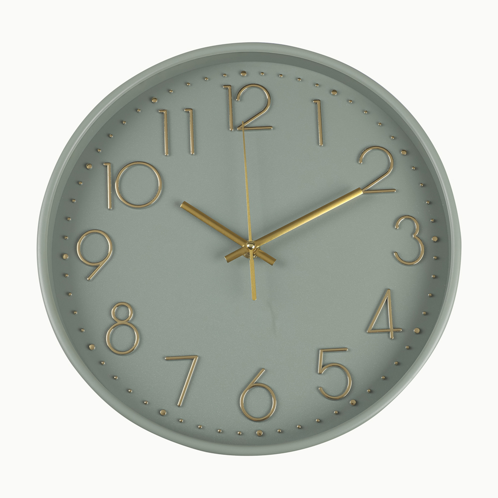 Часы настенные круг d=30см, корпус оливковый, "Классика", арт.3017-003 - #1