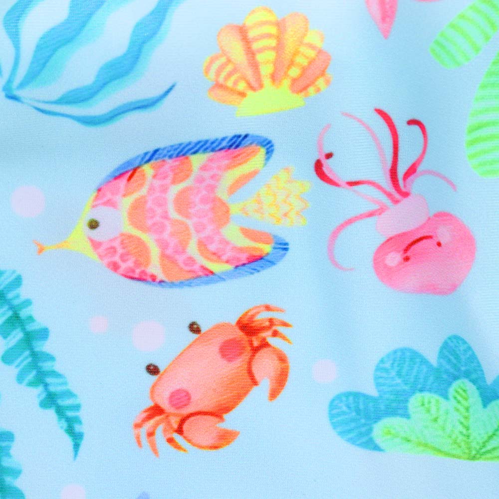 GALANTE Купальник для девочки слитный, р.98-104, 82%полиэстер, 18%эластан, ВЛ2025-07 - #5