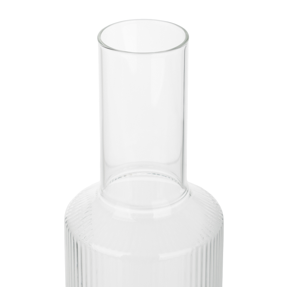 Кувшин тм MILLIMI Симпл, 1200мл, стекло, рифленый - #1