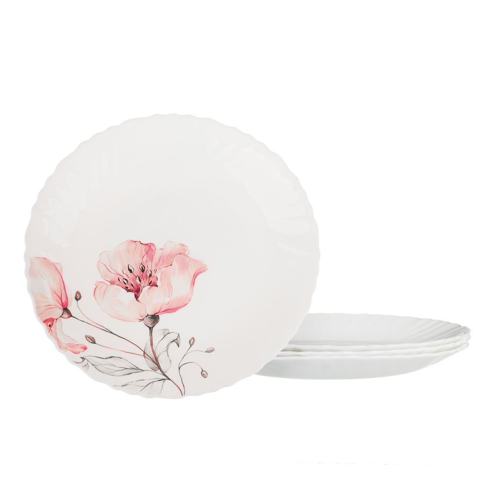 MILLIMI Роселла Набор столовой посуды 13 пр., опаловое стекло - #7