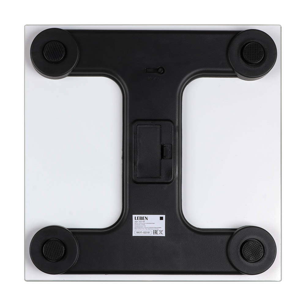 LEBEN Весы напольные электронные "Grey", ЖК-дисплей, макс. нагр.до 180кг - #5