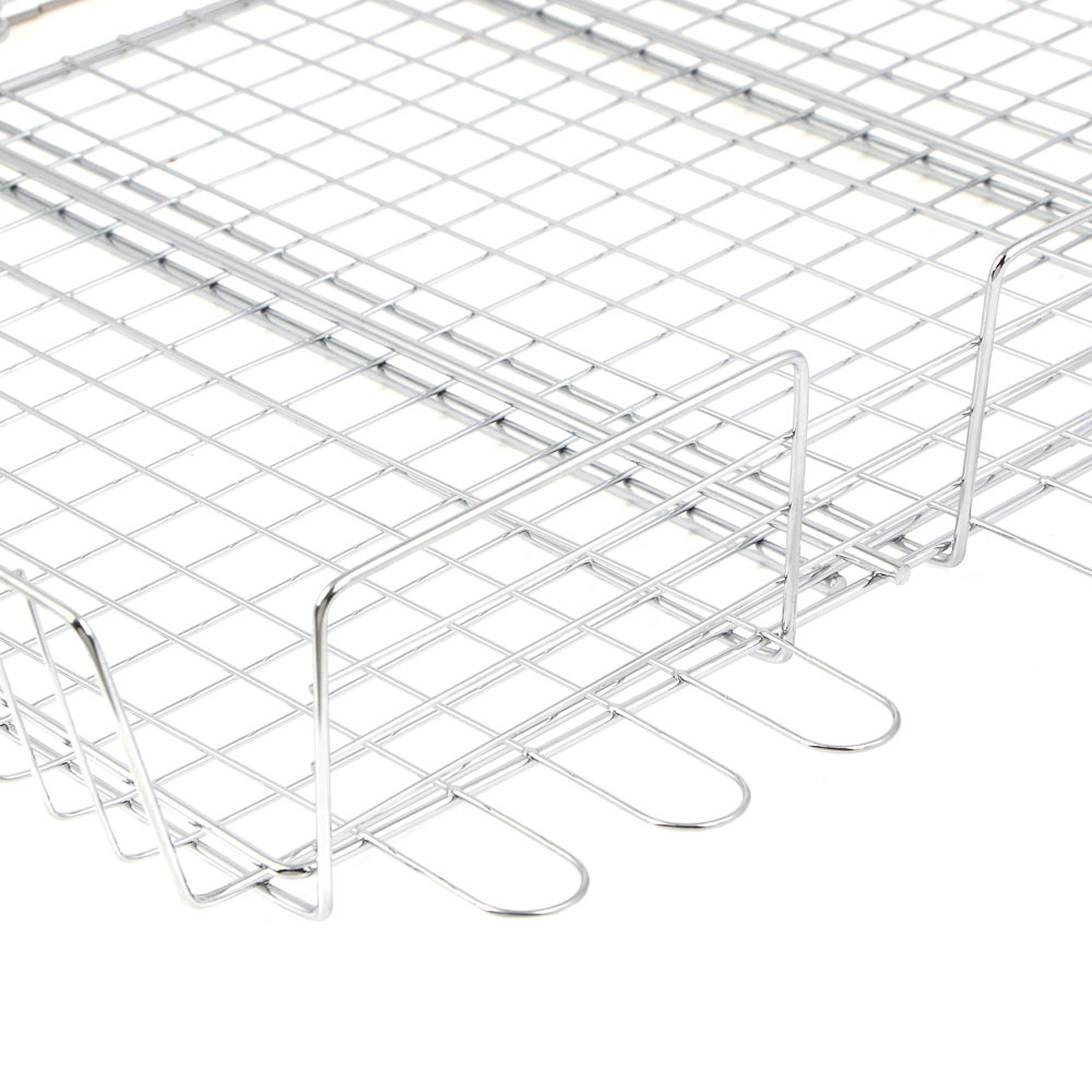 Решетка-гриль хром. тм GRILLBOOM, 30х40х7см - #7