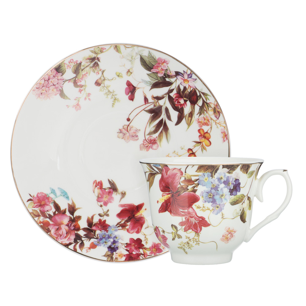 Набор чайный 4 пр., 225мл, MILLIMI, Джина, фарфор - #6