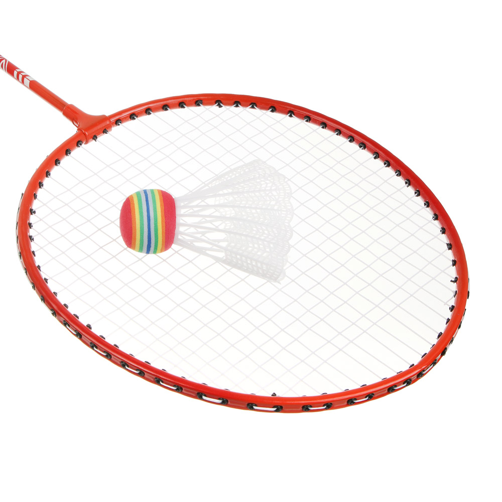 Набор для бадминтона, тм BY SPORT, 2 ракетки, 1 волан, чехол металл, 2 цвета - #4