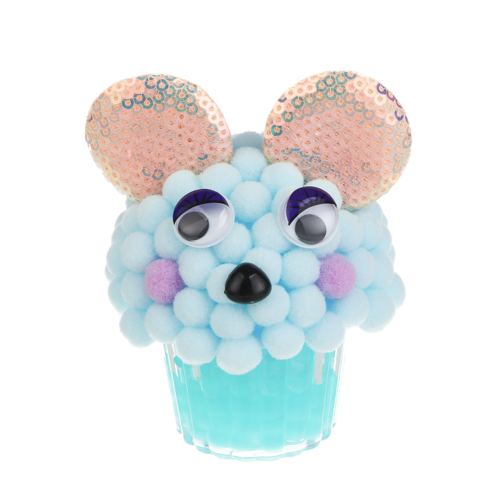 ХОББИХИТ Набор для творчества "Весёлые помпоны", 15х5,5х5,5 см, PP, TPR, полиэстер, 6 дизайнов - #11