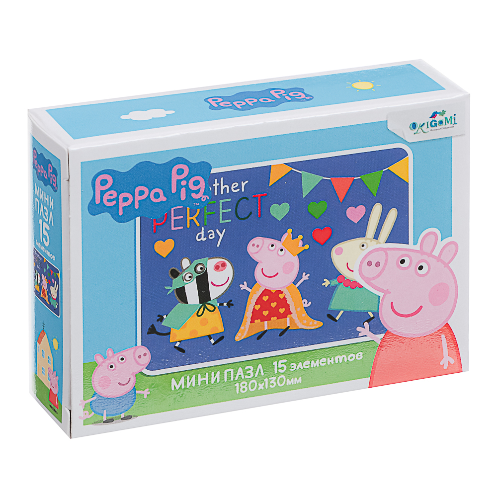 Свинка Пеппа.Пазл Мини.15Эл, 9x2,5x6,5см - #7