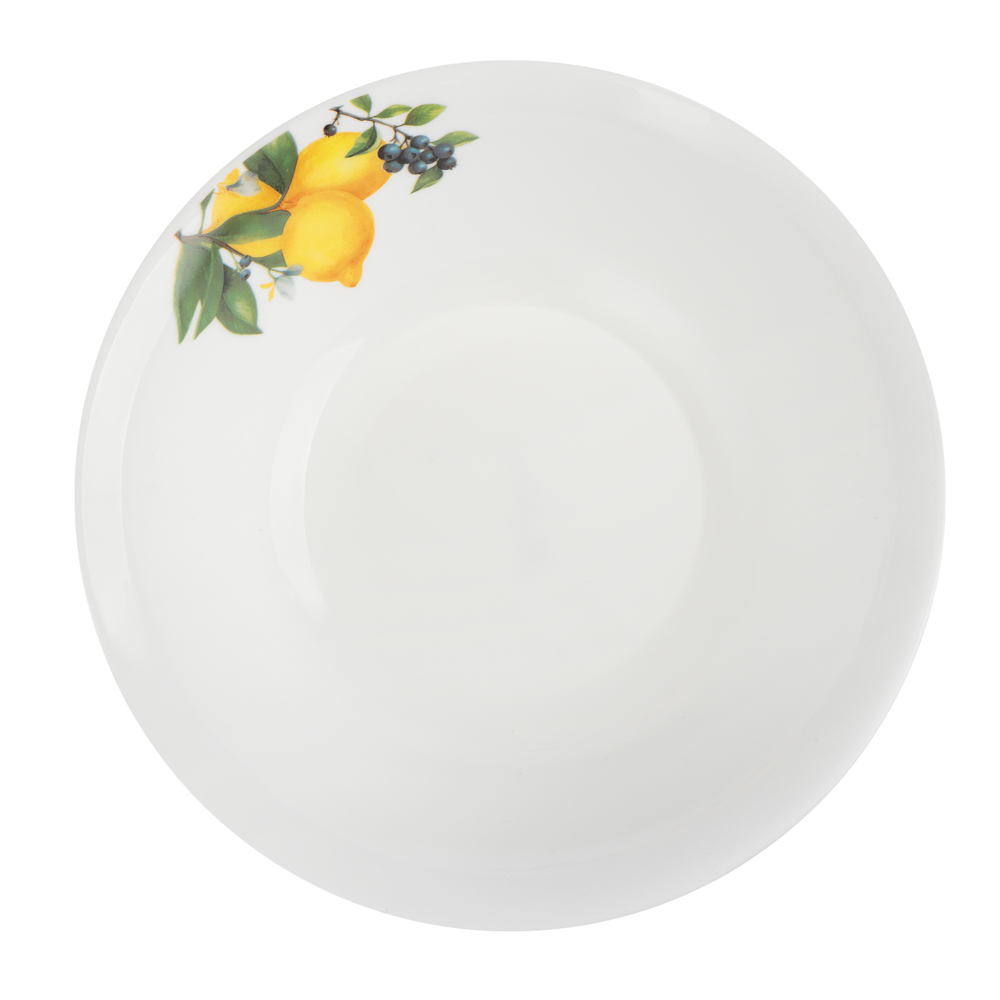 MILLIMI Лимоны Салатник, опаловое стекло, 760мл, 19х5.4см - #4