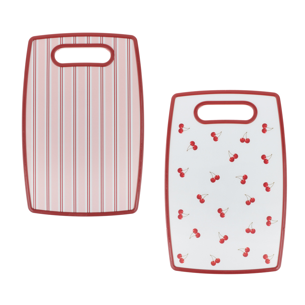 Доска разделочная тм Vetta Черри, 20x30x1,2см, полипропилен, 2 дизайна - #1