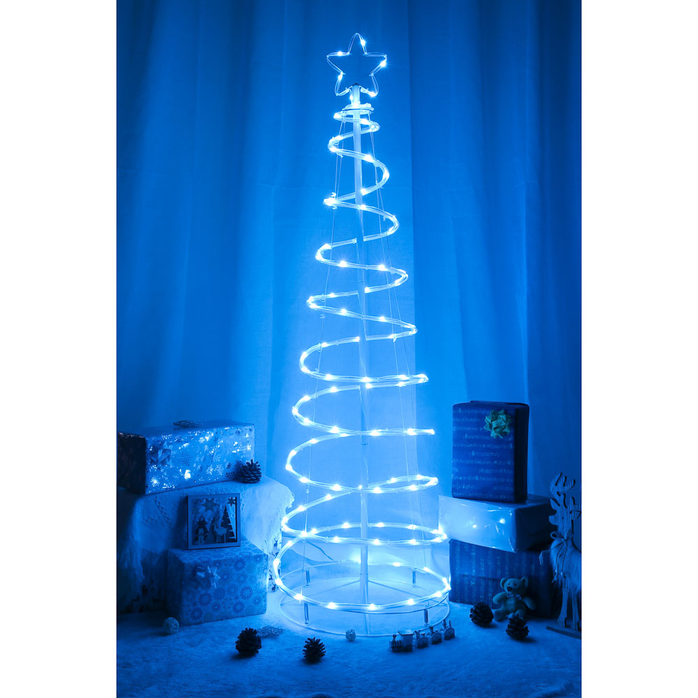 Светильник Сноубум в форме елки "Световое шоу", 1,5 м - #4