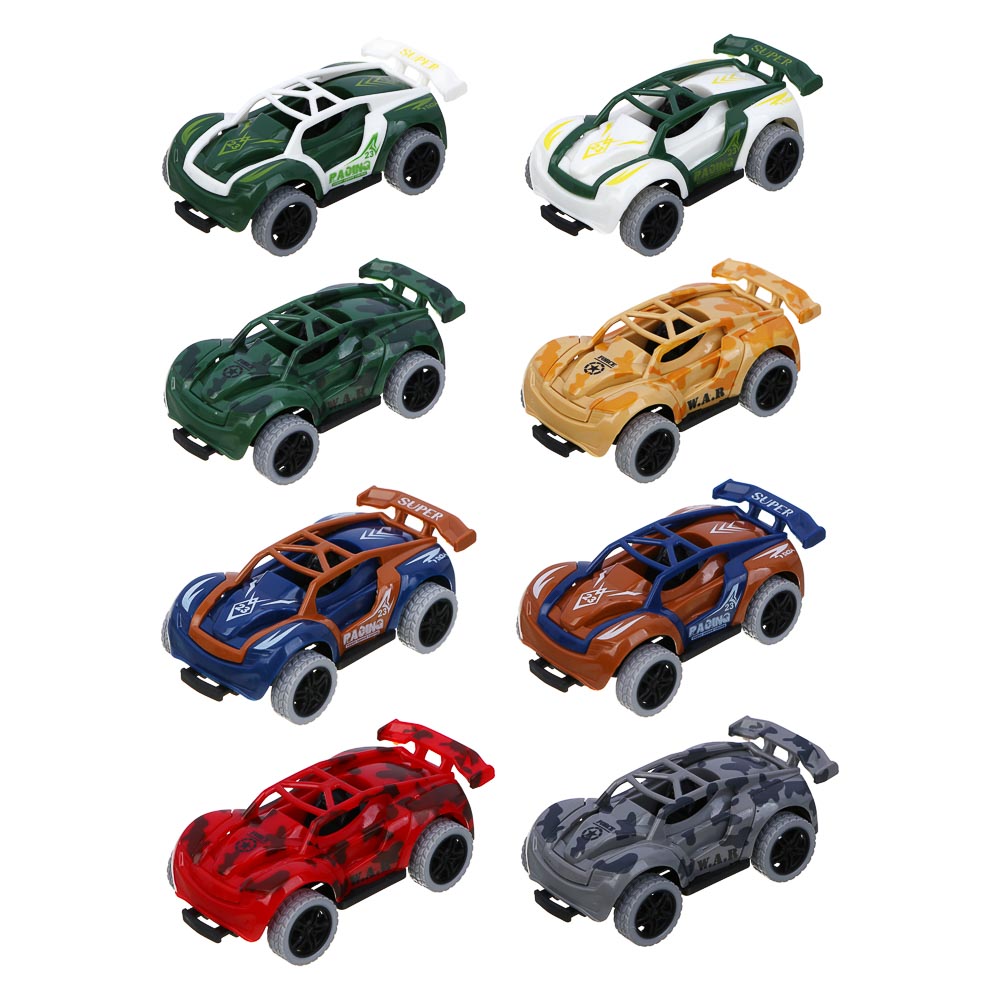 ИГРОЛЕНД Машинка трюковая "Супер перевертыш", инерция, ABS, 10,5х5,5х8,5 см, 8 диз - #2