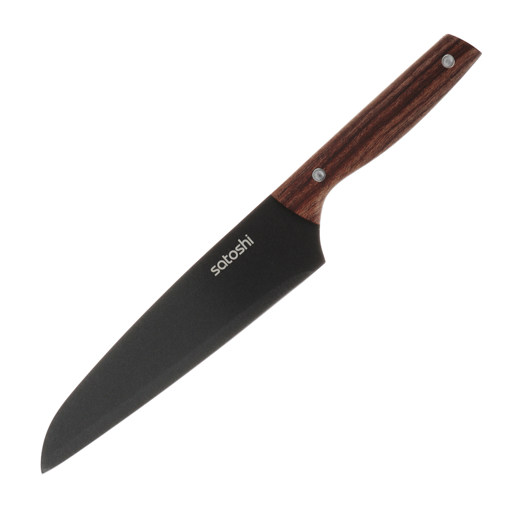 SATOSHI Меллер Нож кухонный шеф 20см, нерж.сталь с антиналипающим покрытием - #1