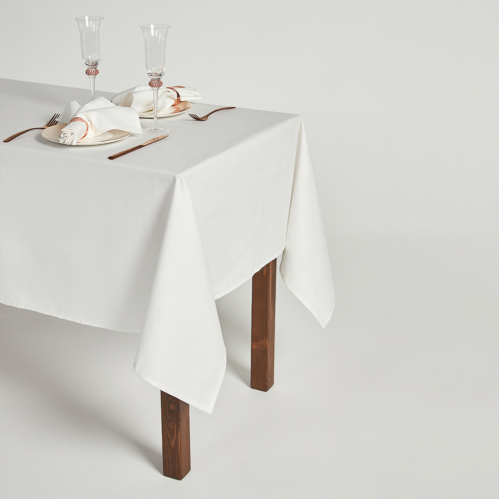 BY COLLECTION White Line Скатерть текстильная, 140х140см, 100% хлопок - #7