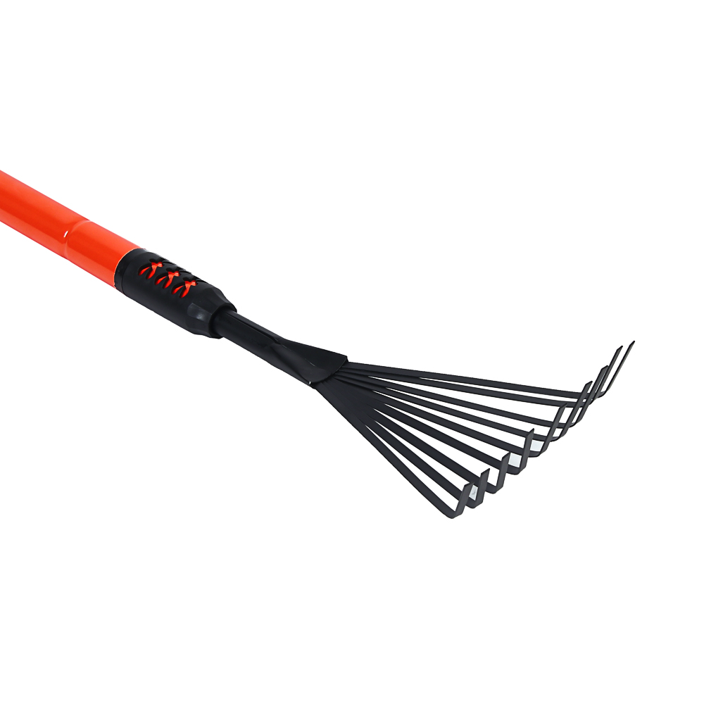 INBLOOM Грабли садовые телескопические 77-103х12см, 9 зубьев, металл, пластик - #6