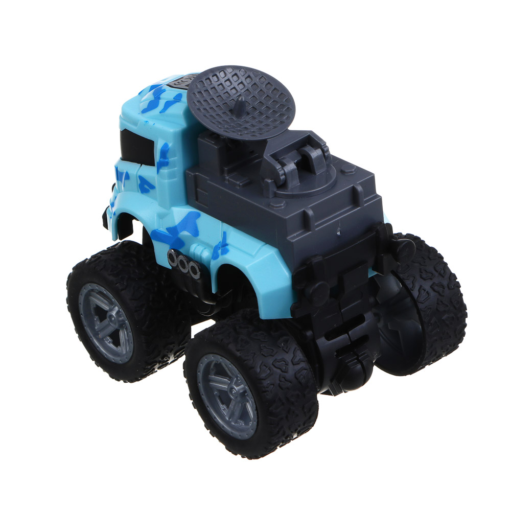 ИГРОЛЕНД Машинка военная "Внедорожник", милитари, инерция, резиновые колеса,PP, 8,5х9х6,5см, 4 диз - #8