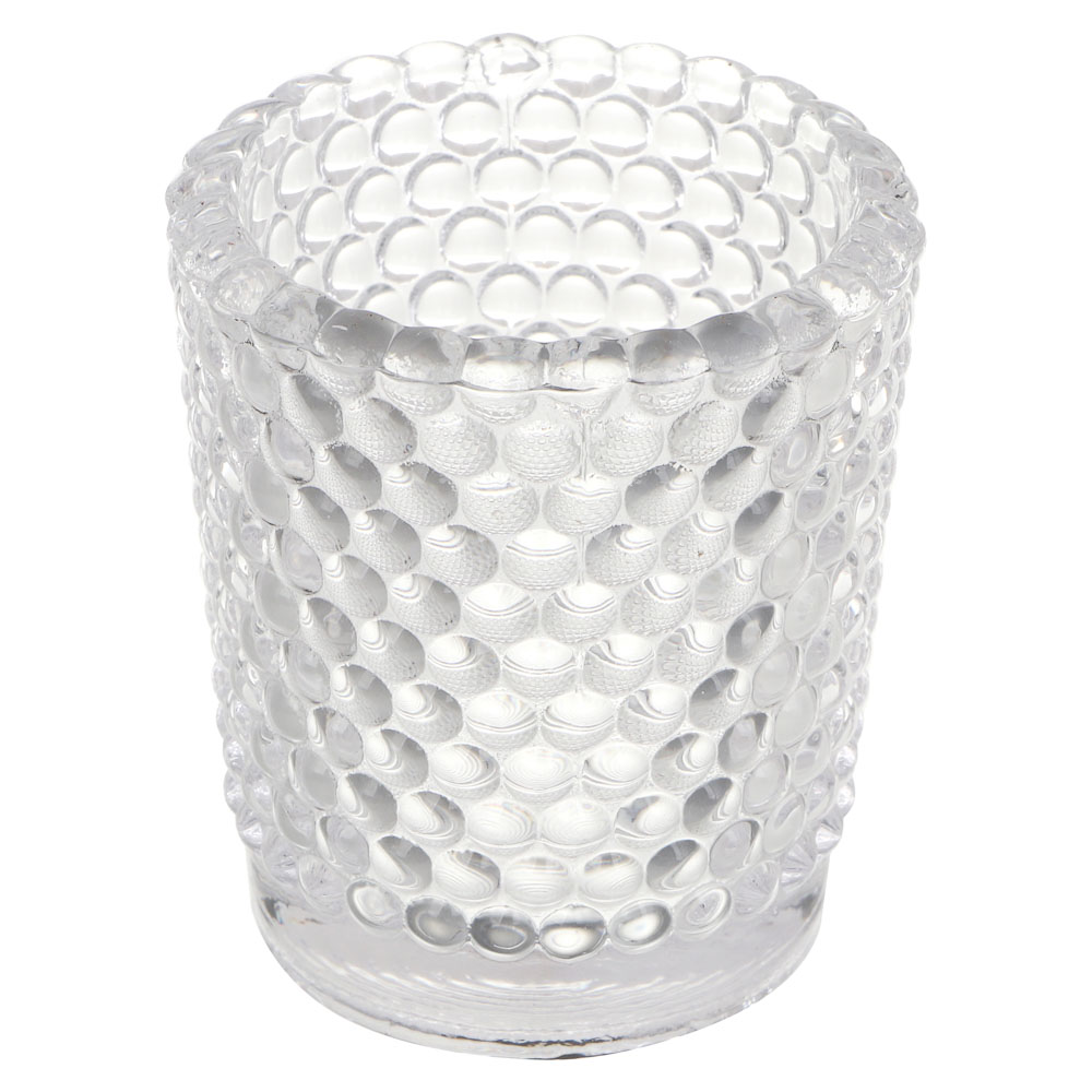 Подсвечник тм LADECOR "Стакан" стеклянный, 5,6x5,6x6,4 см - #1