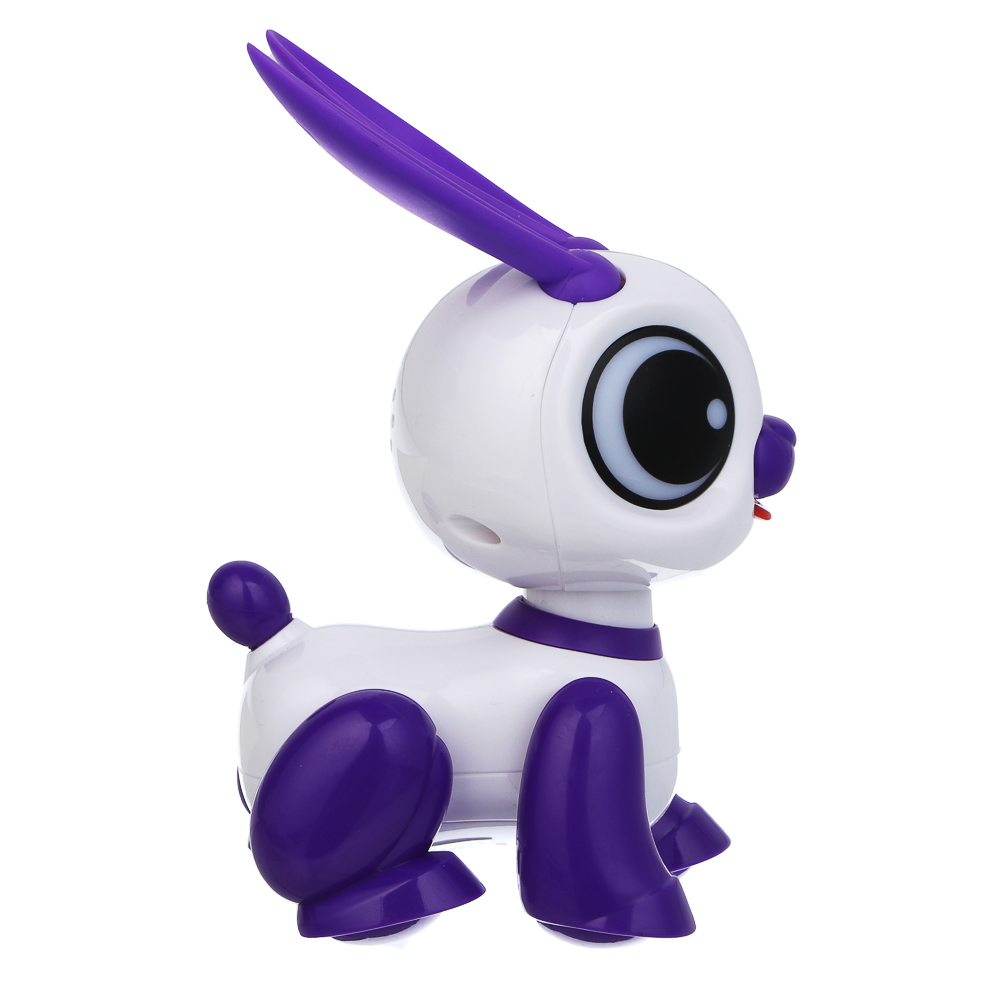 ИГРОЛЕНД Игрушка "Интерактивный питомец" зайчик, ABS, звук, свет, движ., 2хAAA, 12,5х8х13,5 см - #8