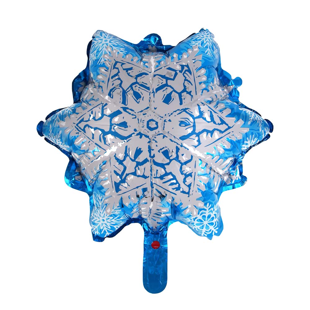 Шар воздушный фольгированный тм Fntastic "Снежинка", 50x58 см - #1