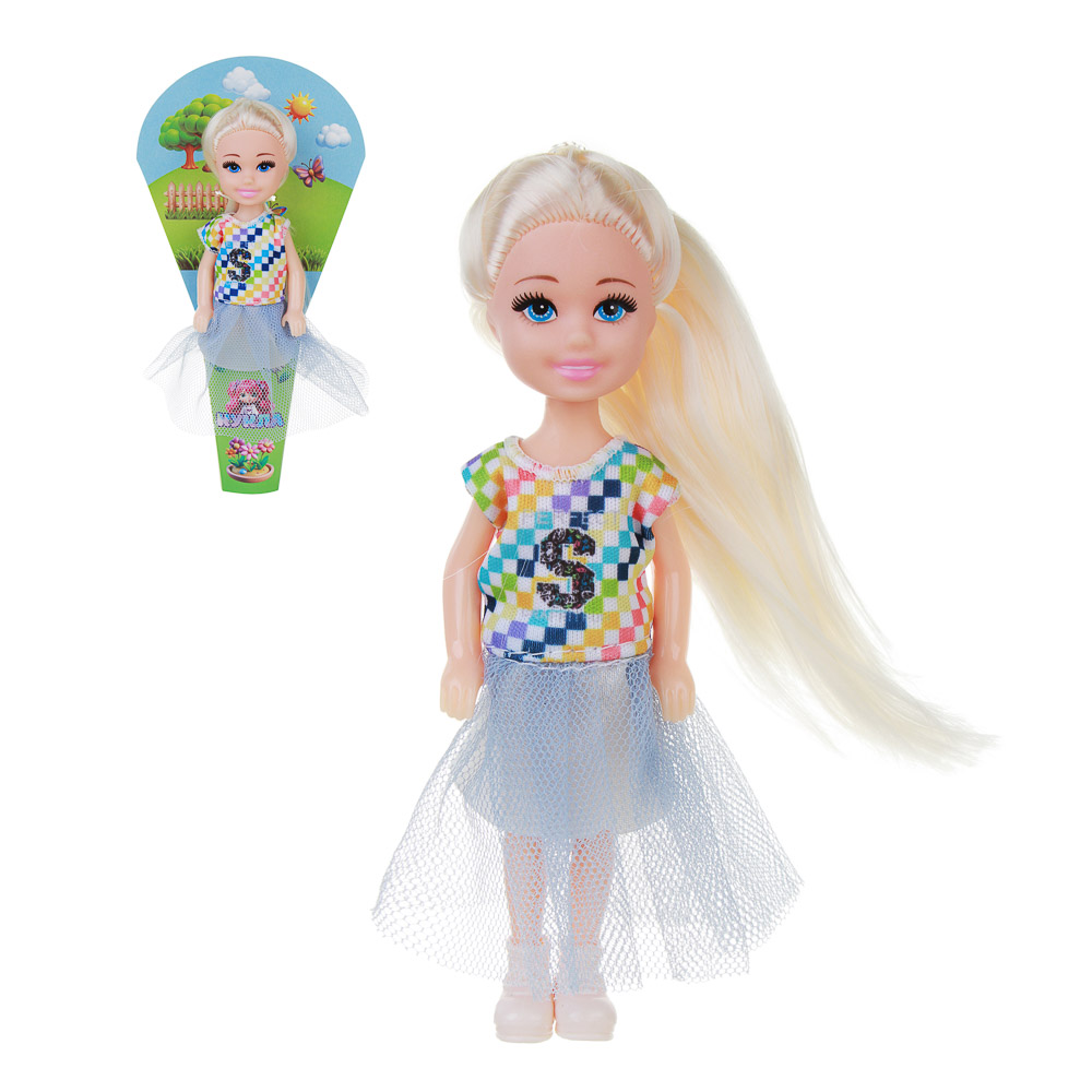 ИГРОЛЕНД Кукла в рожке 15 см, PVC, ABS, 9х3,5х17,5 см, 6 диз. - #1