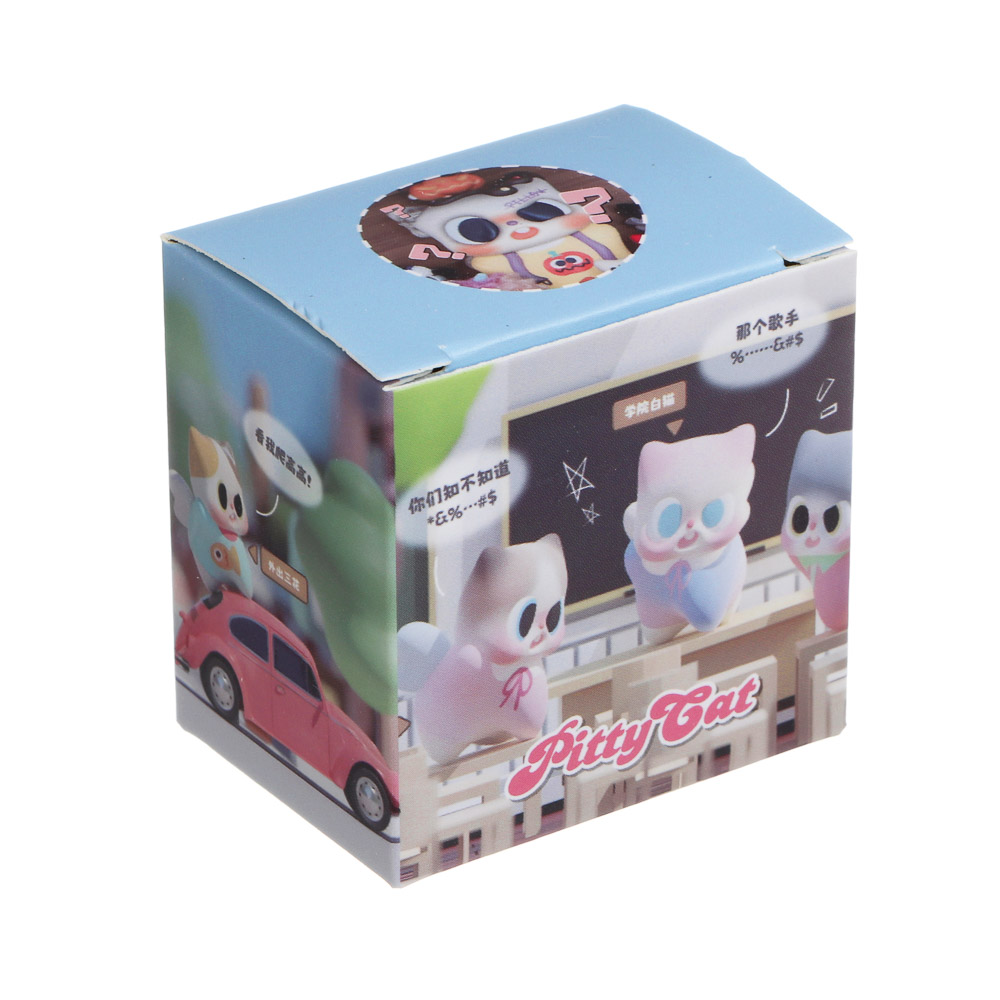 Игрушка фигурка "Модный кот", 5х5х3,5см, полистоун, микс - #4