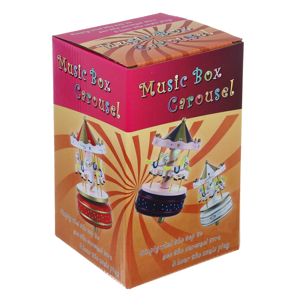 СНОУ БУМ Карусель музыкальная 10x10x18 см, пластик - #6
