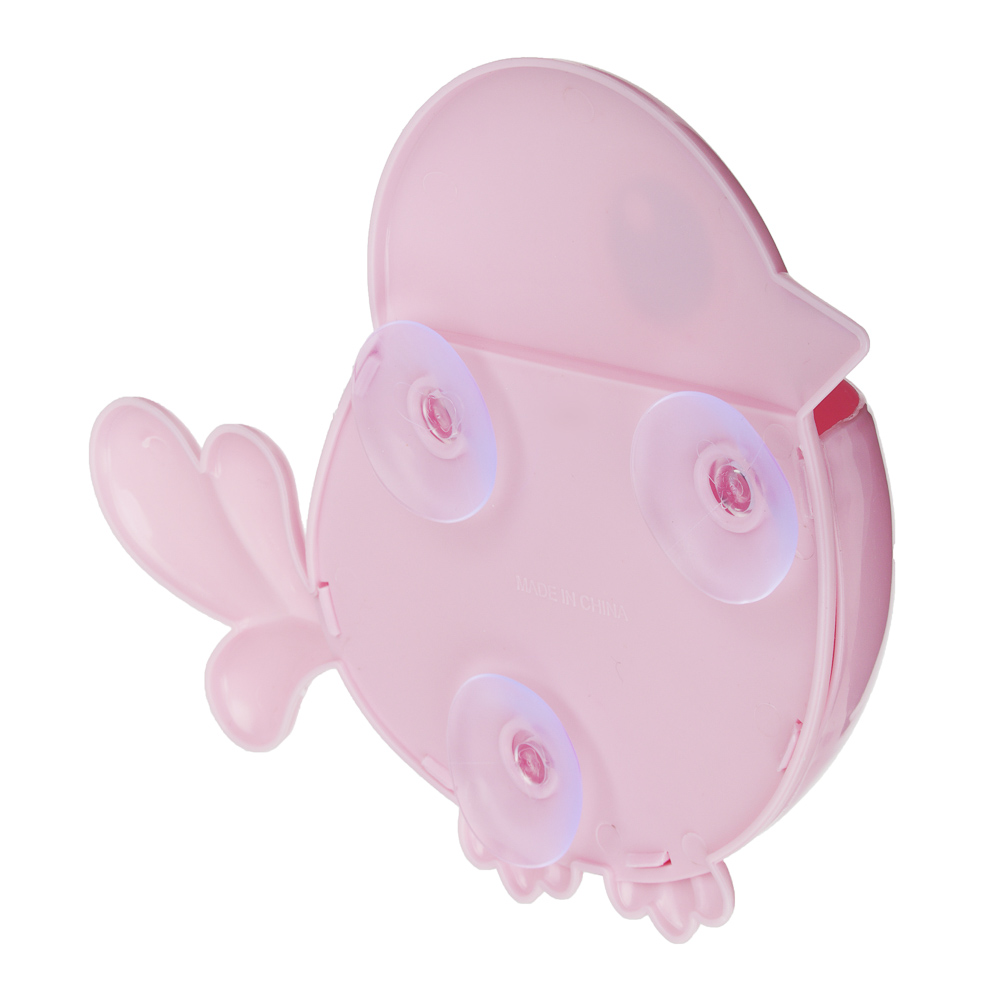 VETTA Держатель для зубных щеток и пасты на присосках "Птенчик", пластик, 21x16см, 3 цвета - #3