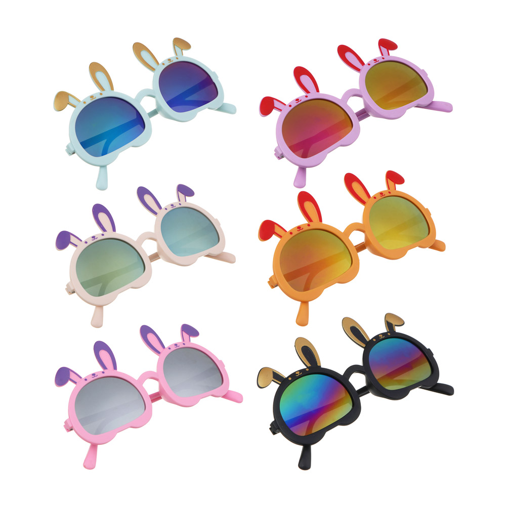 GALANTE Очки солнцезащитные детские, пластик, 127x35мм, 6 цветов - #1