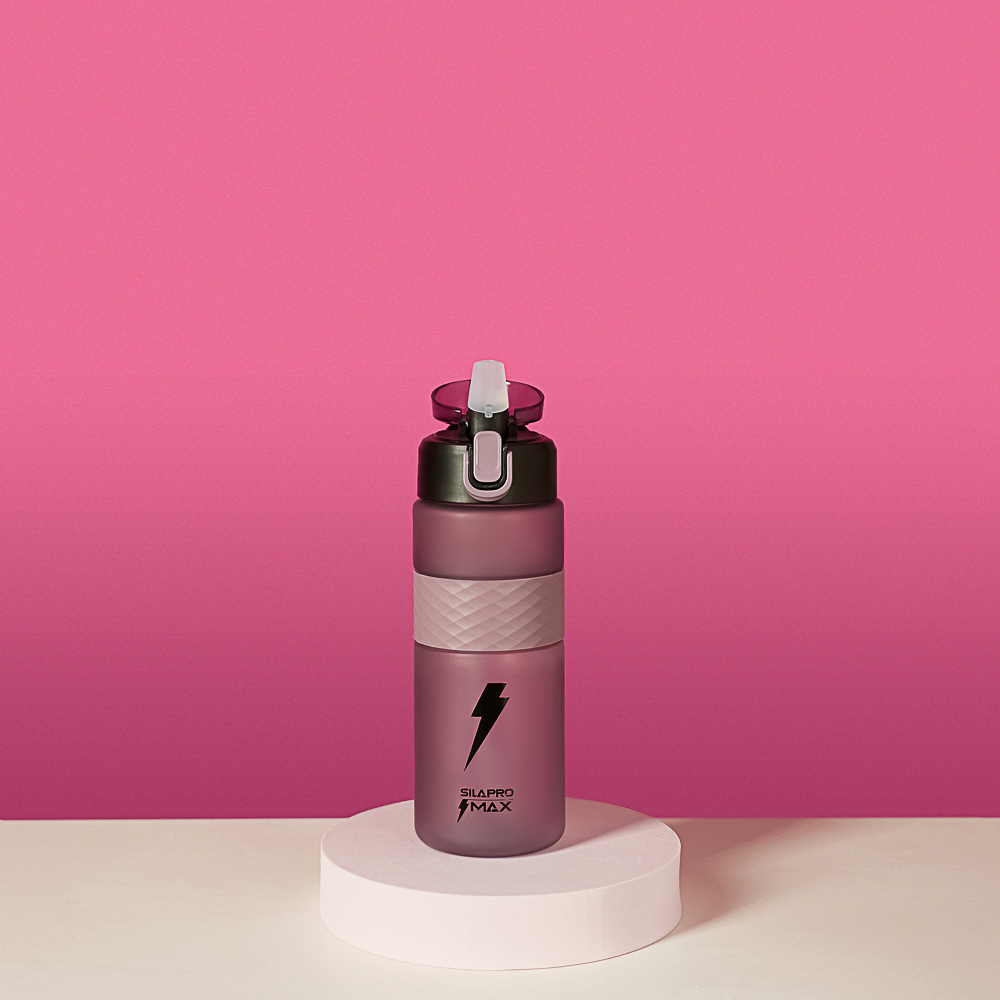 SILAPRO MAX Бутылка спортивная с замком, ELDERBERRY, 700мл, PC - #15