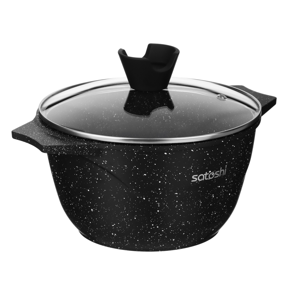 SATOSHI Монфор Казан 20х11,5см, 2,7л, литой алюминий, индукция - #2