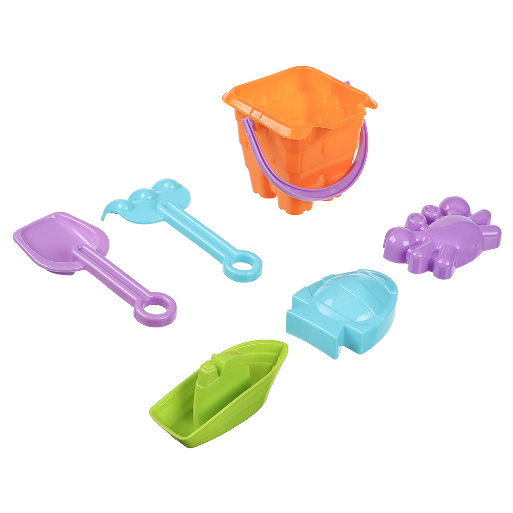 Набор для игры в песке, 6 предметов, ИГРОЛЕНД, для детей 3+ - #16