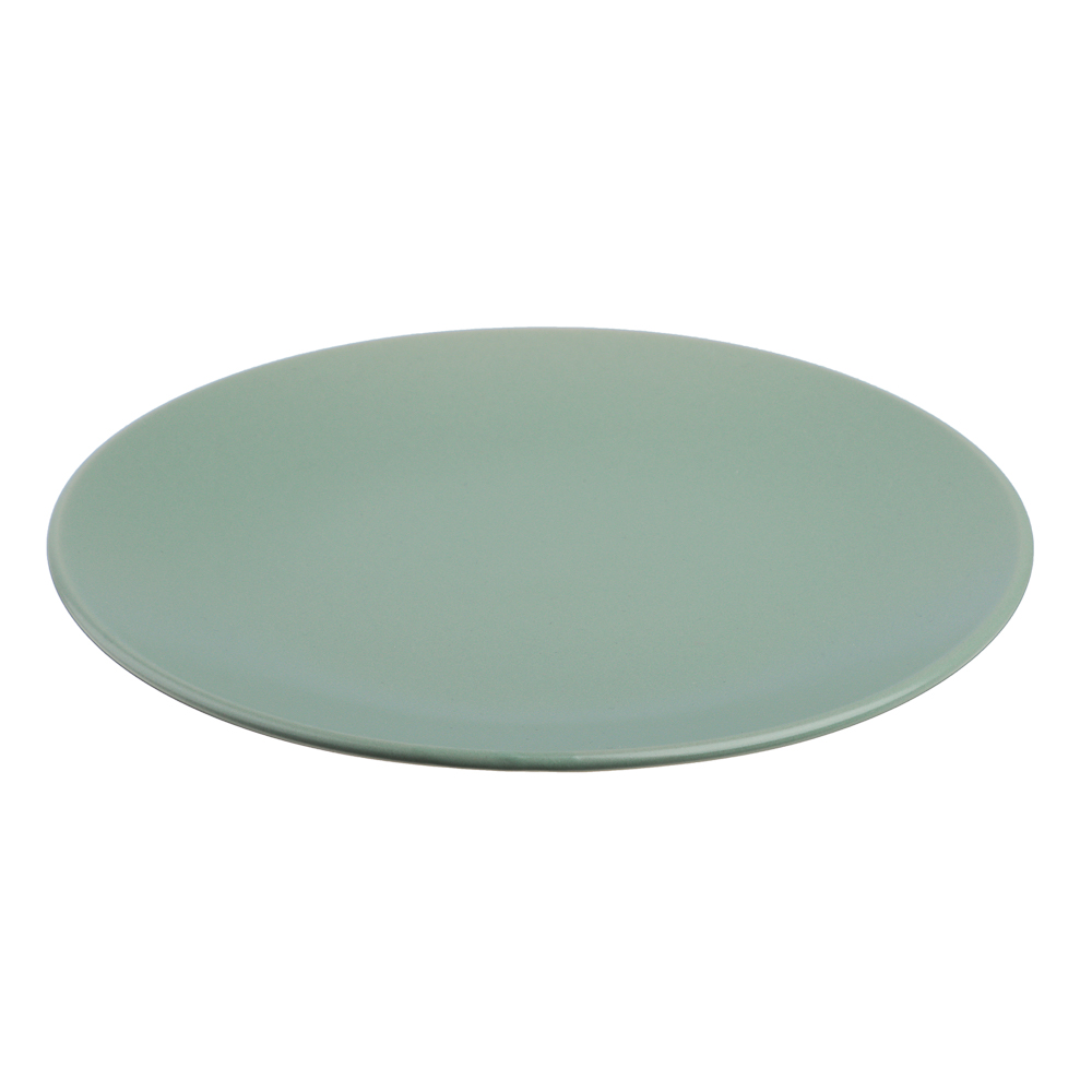 MILLIMI Тарелка десертная 20х2.5см, керамика, оливковый - #2