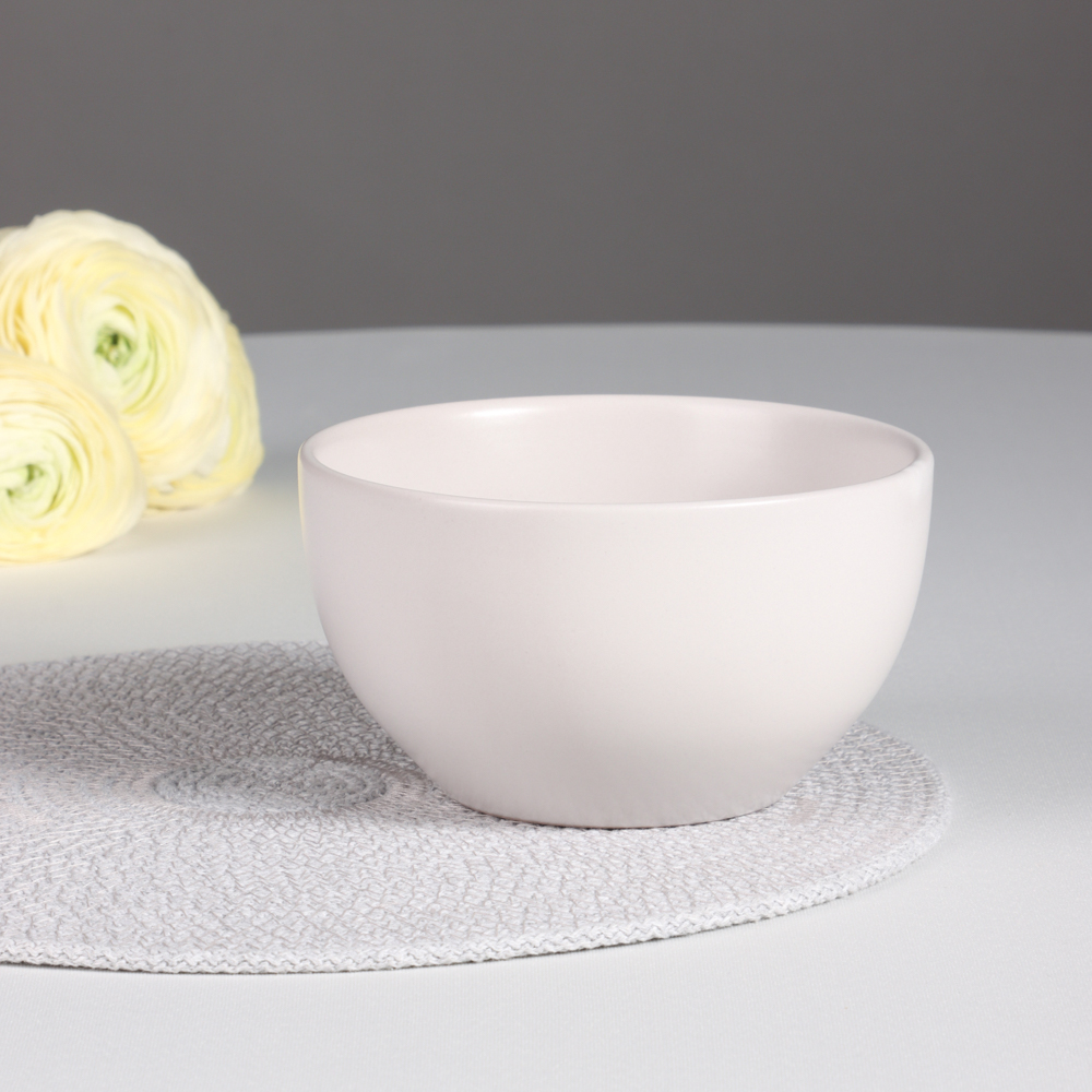 MILLIMI Салатник 710мл, 14х8см, керамика, белый - #7