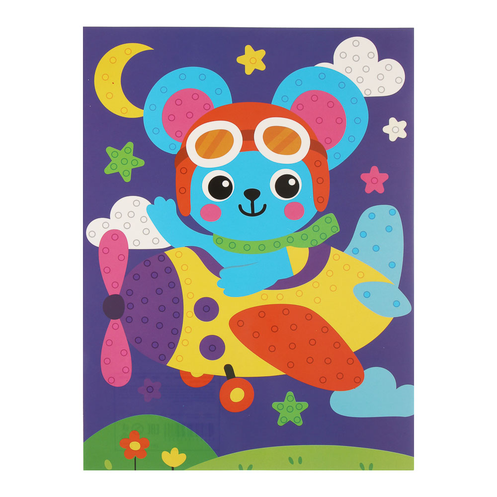 Аппликация из страз ХОББИХИТ, 19х26см, бумага, пластик - #1