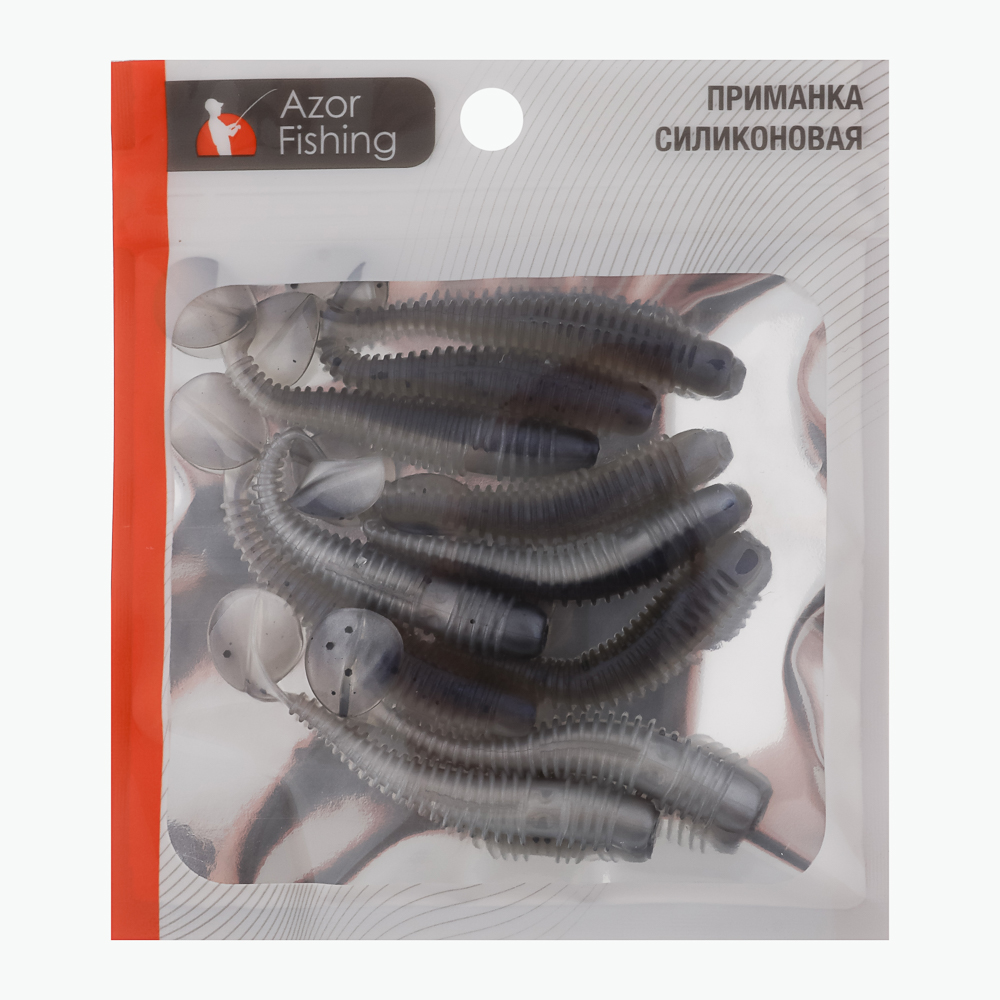 Приманка силиконовая тм AZOR FISHING, 65мм, 10шт - #16
