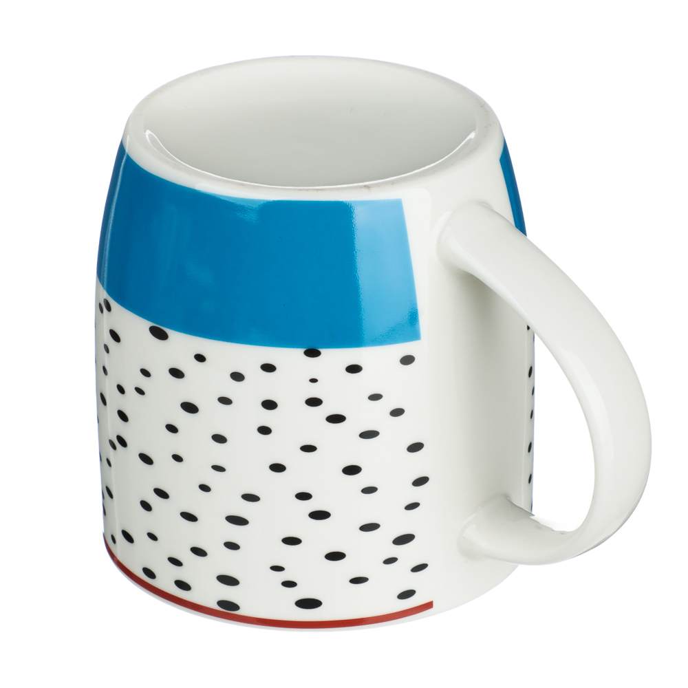 MILLIMI Кружка Штрихи, 350мл, фарфор, 4 дизайна - #5