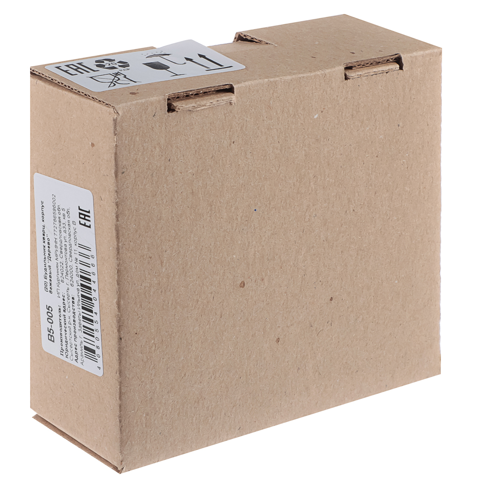 Будильник кварц, корпус черный "Классика", арт.В5-001 - #4