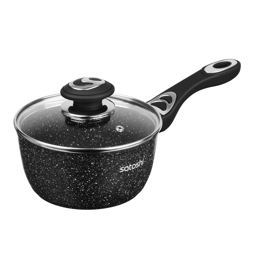 SATOSHI Танто Наб.пос.10пр, ковш+крышка 1,3л, кастр.+крышки 2,3;3,8;5,7л, сковороды 24,28см, индукц. - #6